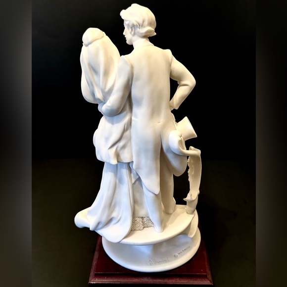 Giuseppe Armani Bride Groom Figurine Wedding Statue Italian Porcelain 1988 - Picture 14 of 15